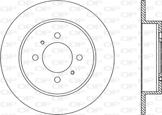 OPEN PARTS Jarrulevy BDR1800.10